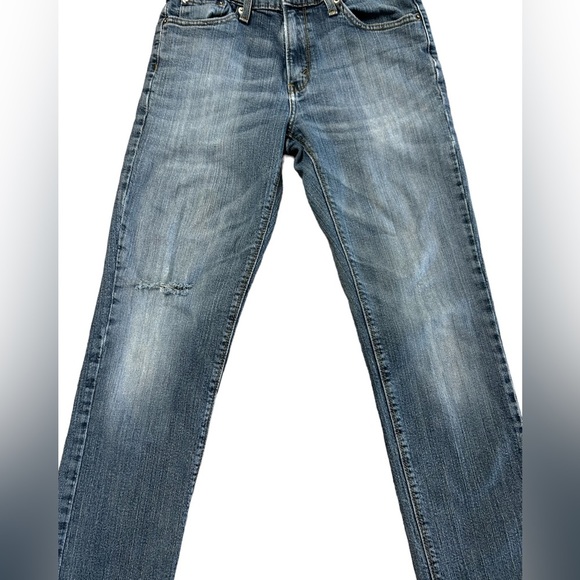 LEVI'S DENIZEN 231 Jeans Size 30X32 Athletic  Fit Blue Denim Distressed LV303 - Picture 4 of 6